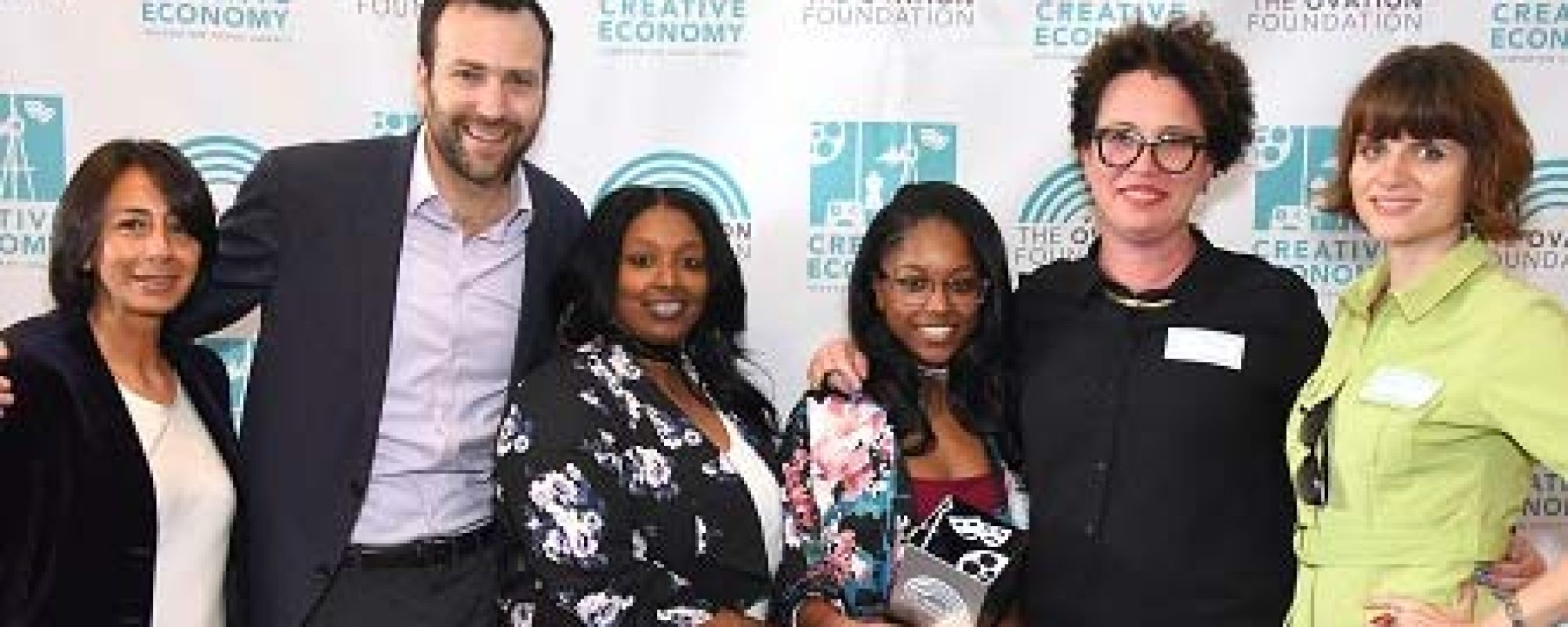 THE OVATION FOUNDATION CELEBRATES ACHIEVEMENTS OF FIVE CREATIVE ECONOMY INNOVATION GRANT RECIPIENTS AT AWARDS CEREMONY