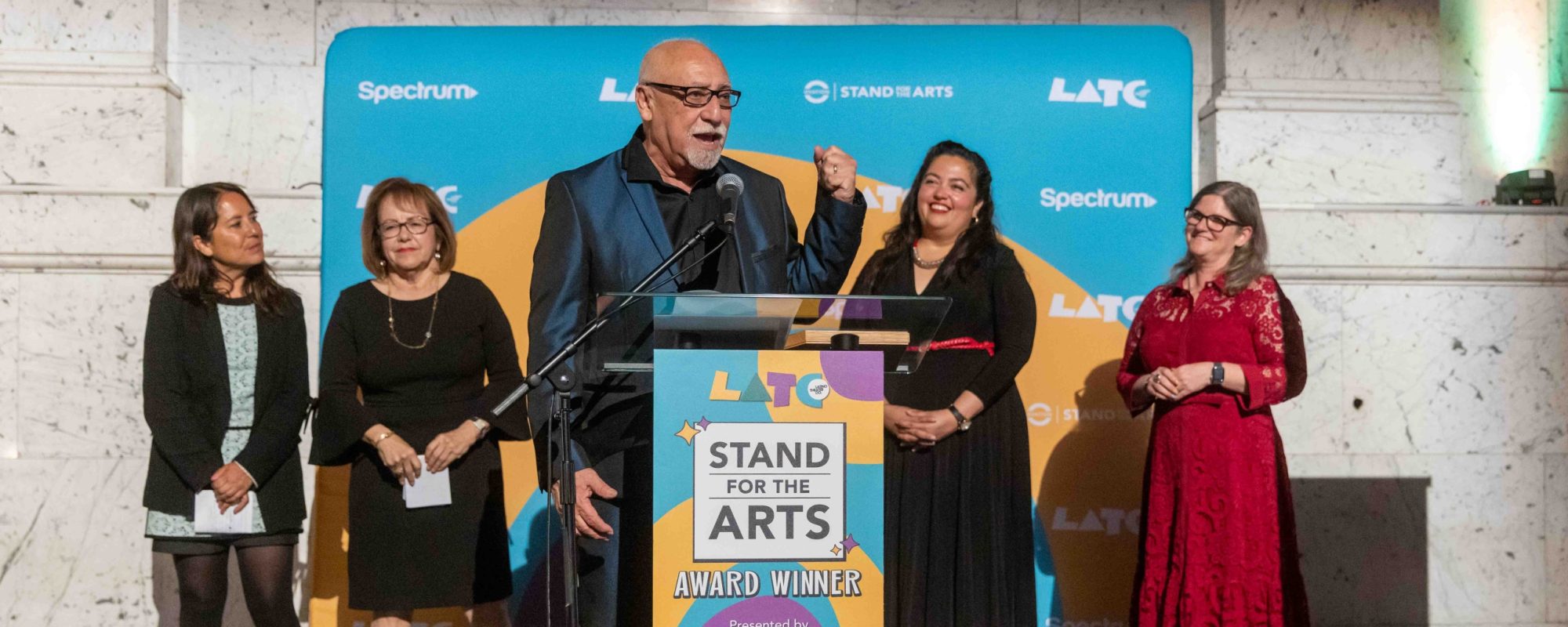 SPECTRUM PARTNERS WITH OVATION TV TO SUPPORT THE LATINO THEATER COMPANY WITH $10,000 STAND FOR THE ARTS AWARD