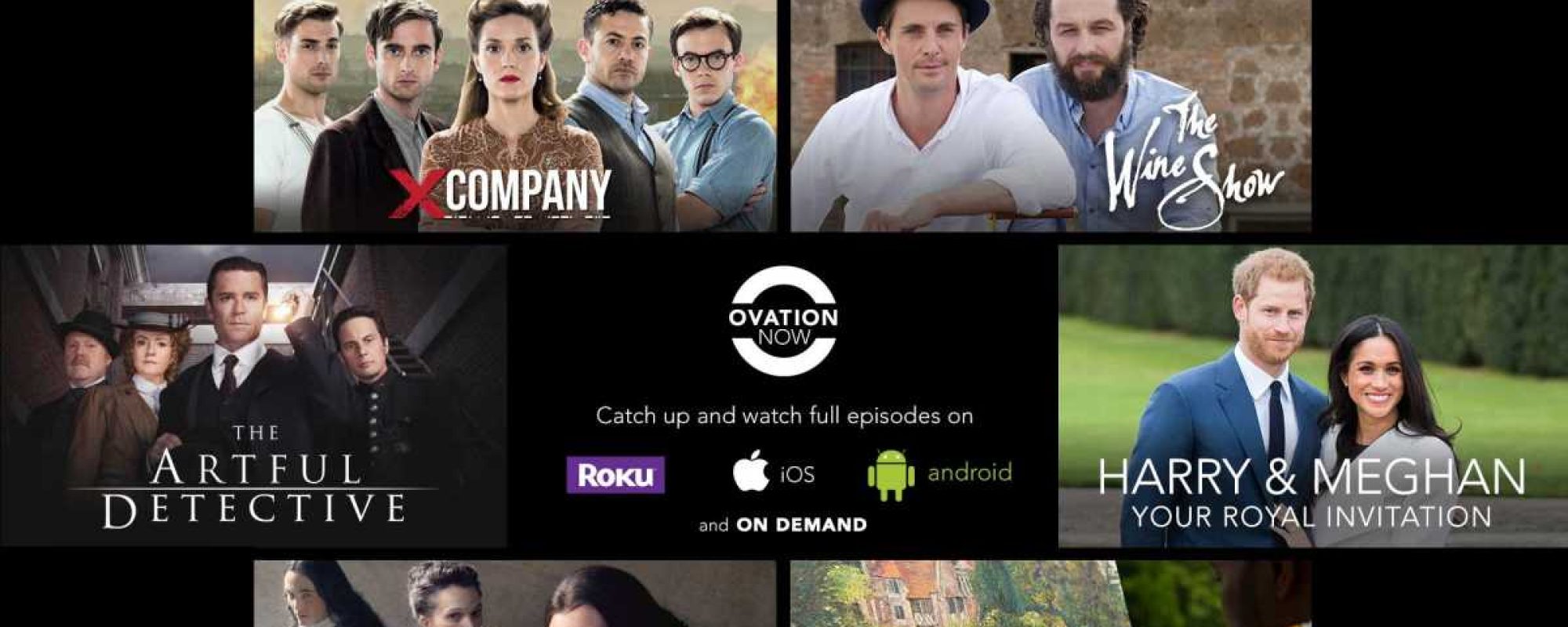 OVATION NOW APP LAUNCHES ON APPLE TV, ANDROID AND iOS